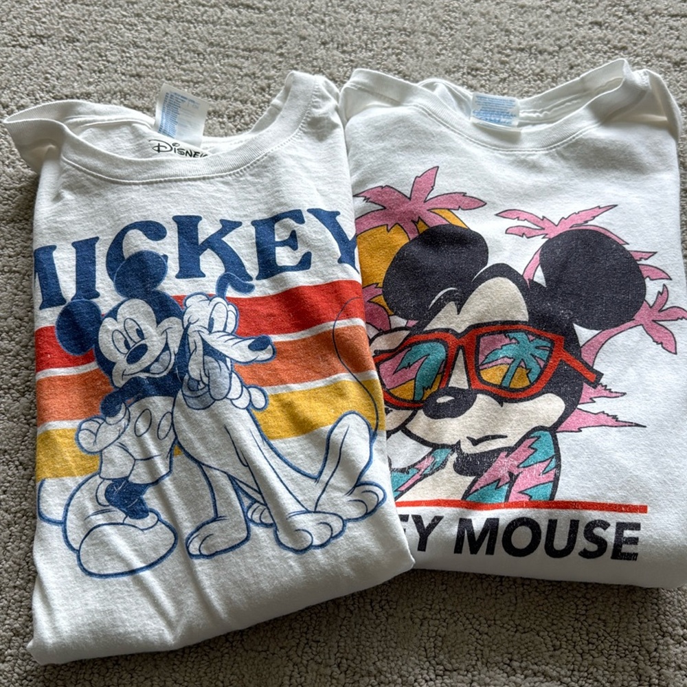 Disney-themed t-shirts